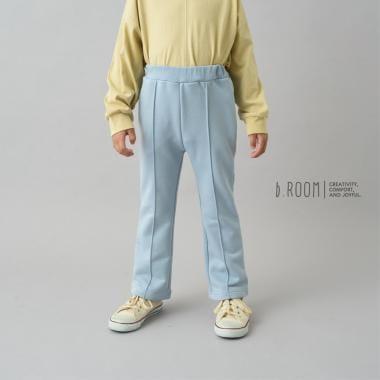 【日常標準服飾系列】【吸水速幹】中線褶皺喇叭休閒褲