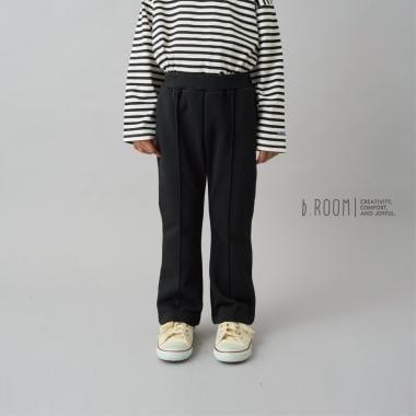 【日常標準服飾系列】【吸水速幹】中線褶皺喇叭休閒褲