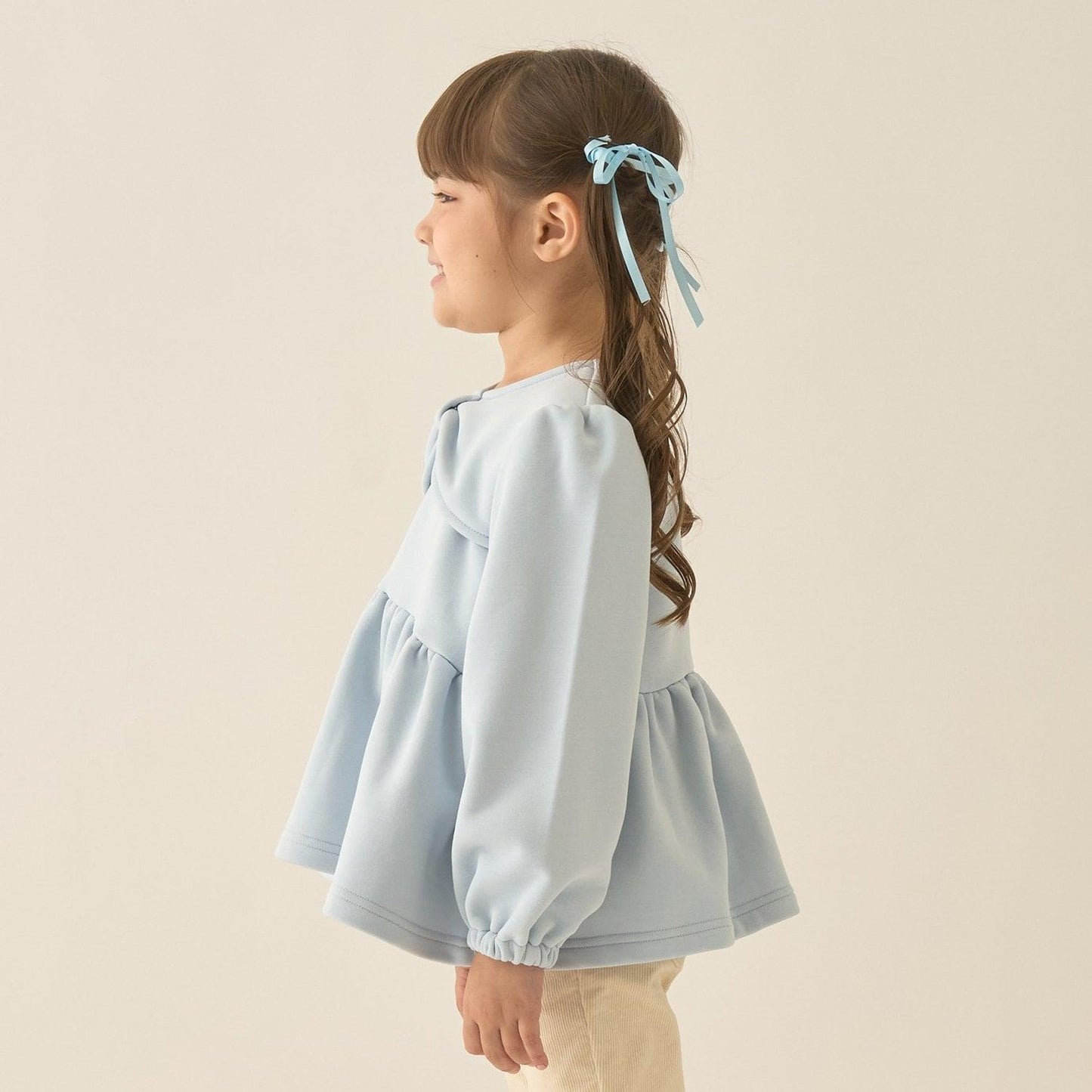 【Lycee mine 芭蕾系列】蝴蝶結領荷葉邊上衣
