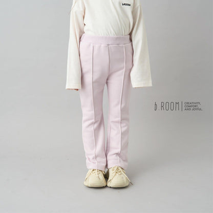 【日常標準服飾系列】【吸水速幹】中線褶皺喇叭休閒褲