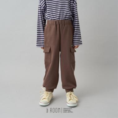 【日常標準服飾系列】【吸水速幹】寬鬆版型工裝衛褲