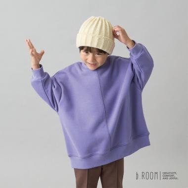 【日常標準服飾系列】【吸水速幹】立體感拼色縫線寬鬆衛衣