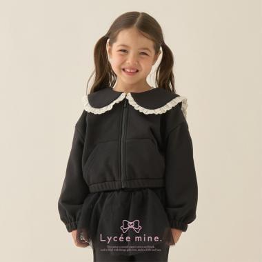 【Lycee mine 芭蕾系列】【可成套搭配】水手領全拉鍊衛衣