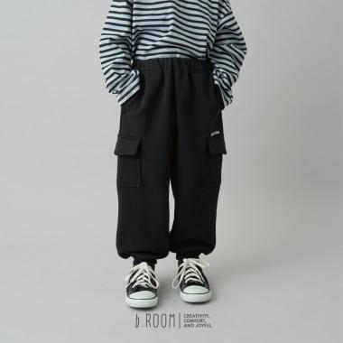 【日常標準服飾系列】【吸水速幹】寬鬆版型工裝衛褲