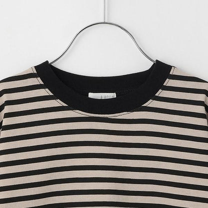 【日常標準服飾系列】寬鬆版型條紋長袖T恤