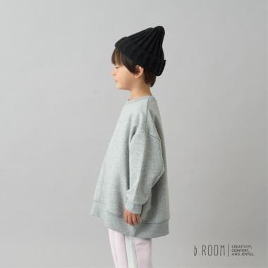 【日常標準服飾系列】【吸水速幹】立體感拼色縫線寬鬆衛衣