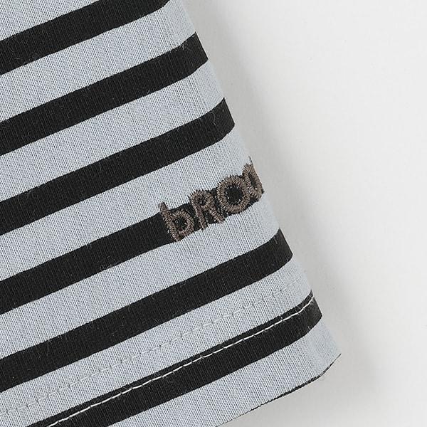 【日常標準服飾系列】寬鬆版型條紋長袖T恤