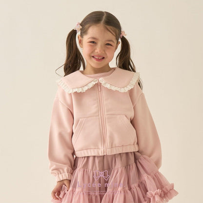 【Lycee mine 芭蕾系列】【可成套搭配】水手領全拉鍊衛衣