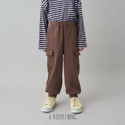 【日常標準服飾系列】【吸水速幹】寬鬆版型工裝衛褲