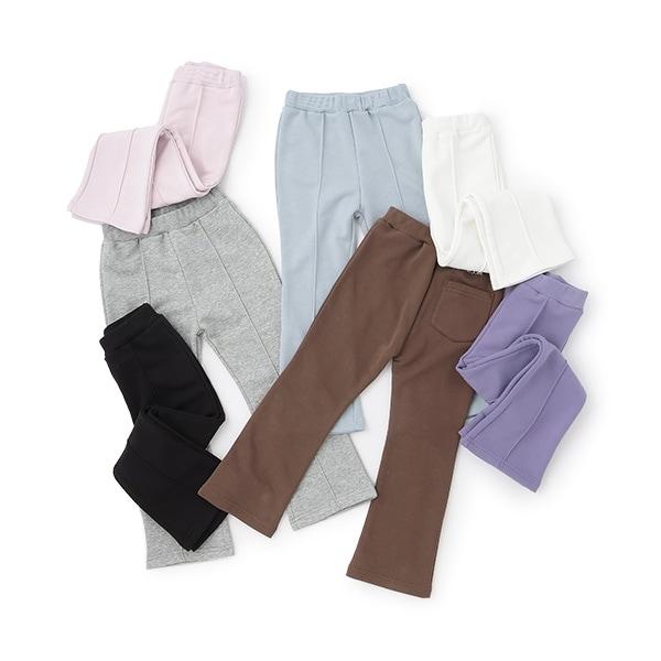 【日常標準服飾系列】【吸水速幹】中線褶皺喇叭休閒褲