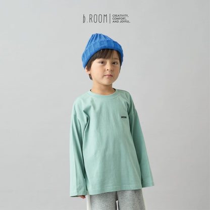 【日常標準服飾系列】寬鬆版型單點簡約長袖T恤