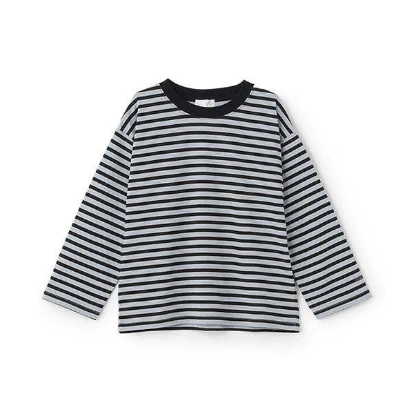 【日常標準服飾系列】寬鬆版型條紋長袖T恤