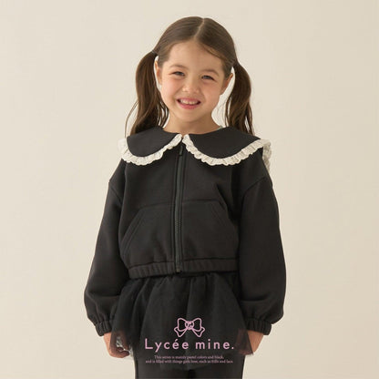 【Lycee mine 芭蕾系列】【可成套搭配】水手領全拉鍊衛衣