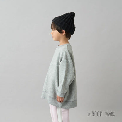 【日常標準服飾系列】【吸水速幹】立體感拼色縫線寬鬆衛衣