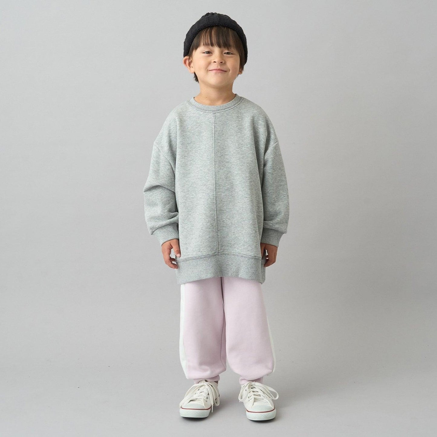 【日常標準服飾系列】【吸水速幹】寬鬆版型側邊條紋衛褲