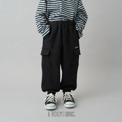 【日常標準服飾系列】【吸水速幹】寬鬆版型工裝衛褲