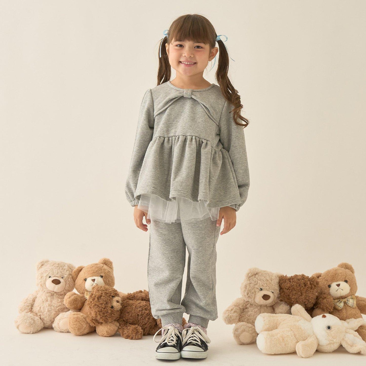 【Lycee mine 芭蕾系列】蝴蝶結領荷葉邊上衣