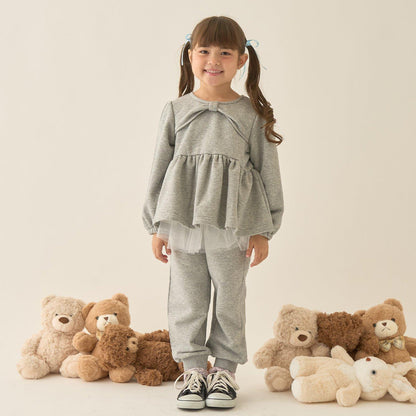 【Lycee mine 芭蕾系列】蝴蝶結領荷葉邊上衣