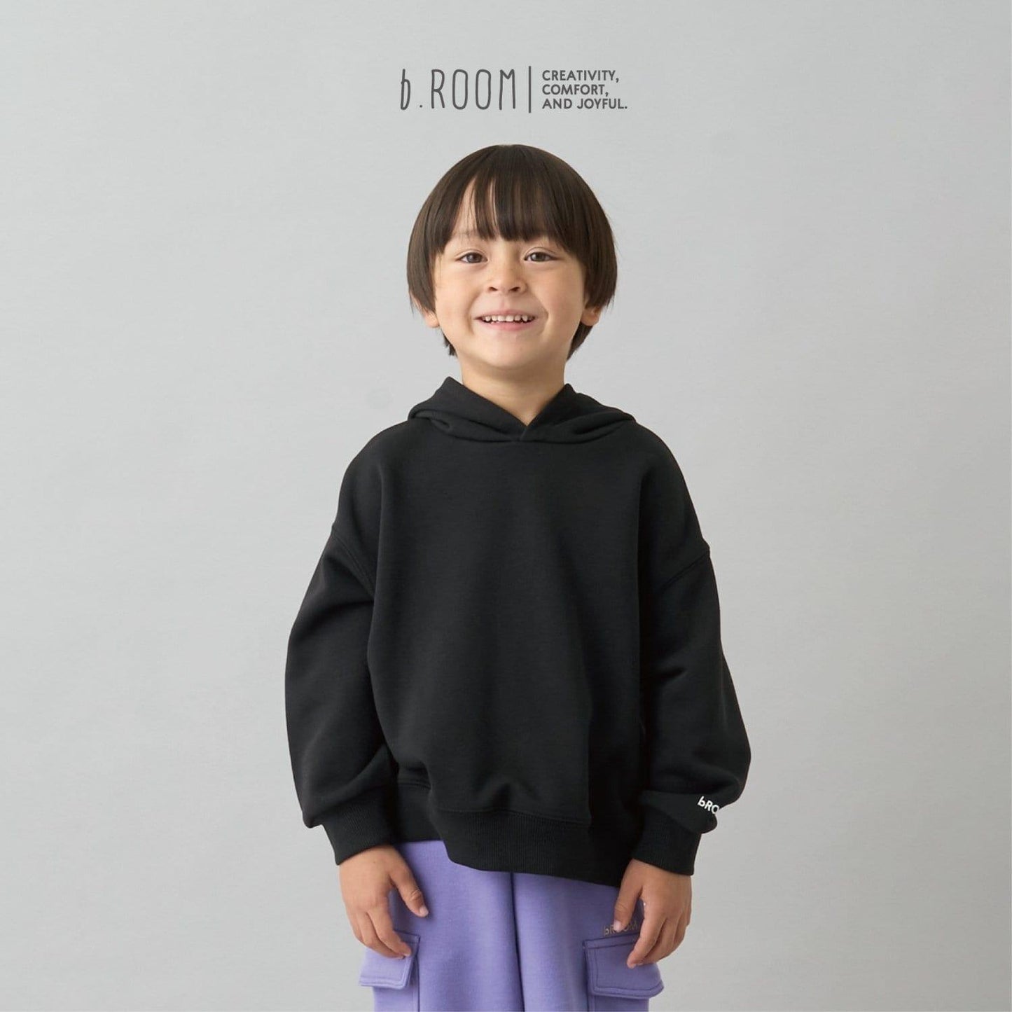 【日常標準服飾系列】【吸水速幹】立體感寬鬆連帽衛衣