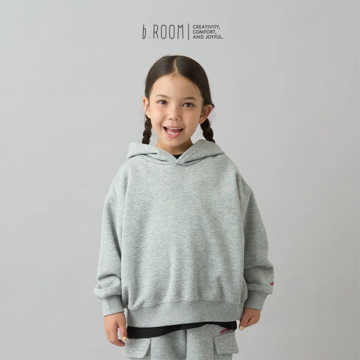 【日常標準服飾系列】【吸水速幹】立體感寬鬆連帽衛衣