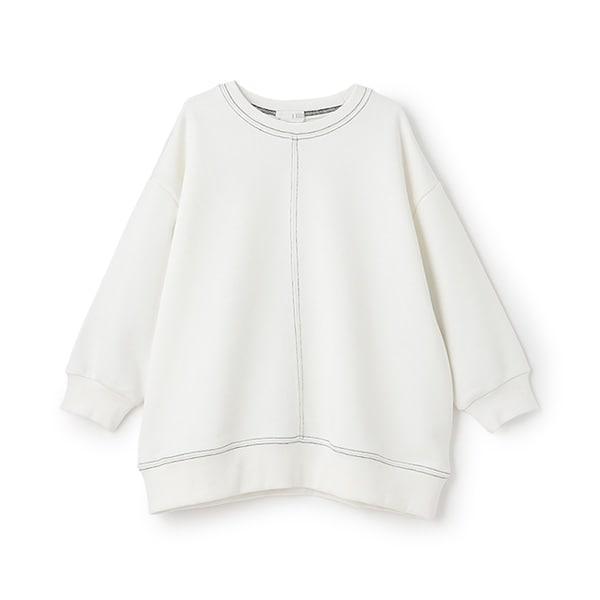 【日常標準服飾系列】【吸水速幹】立體感拼色縫線寬鬆衛衣