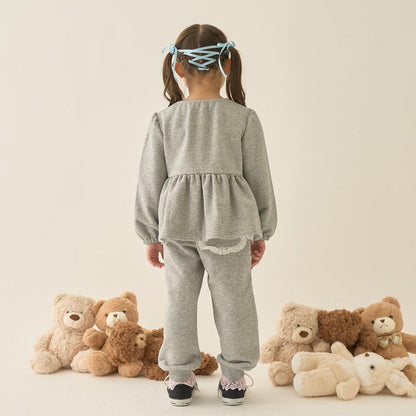 【Lycee mine 芭蕾系列】蝴蝶結領荷葉邊上衣