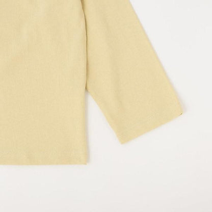 【日常標準服飾系列】寬鬆版型單點簡約長袖T恤