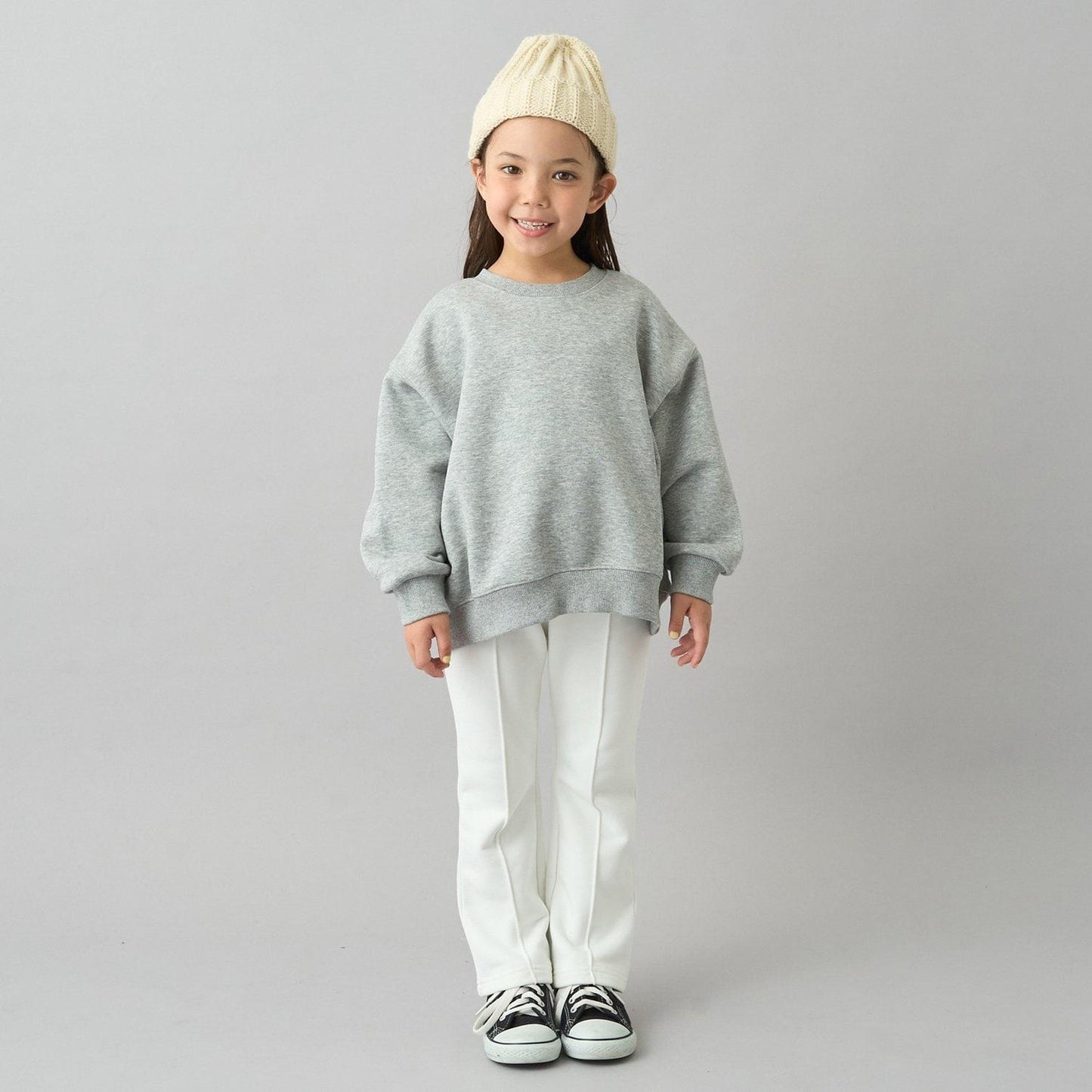 【日常標準服飾系列】【吸水速幹】中線褶皺喇叭休閒褲