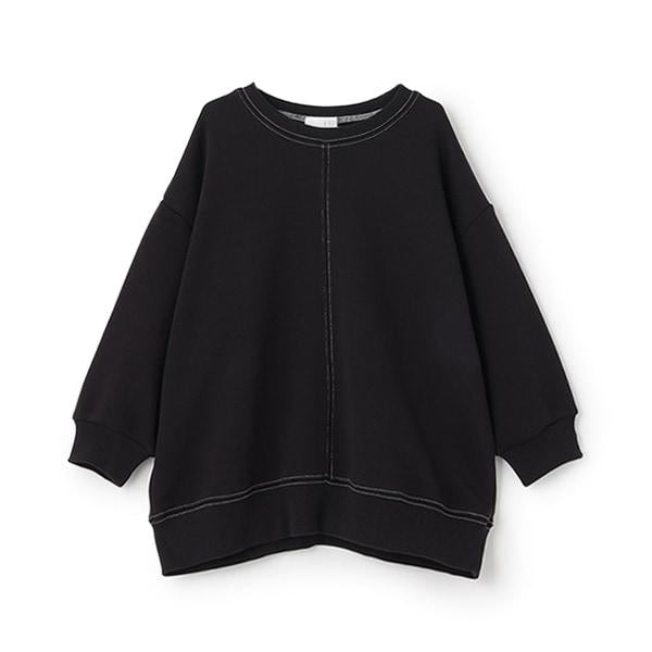 【日常標準服飾系列】【吸水速幹】立體感拼色縫線寬鬆衛衣