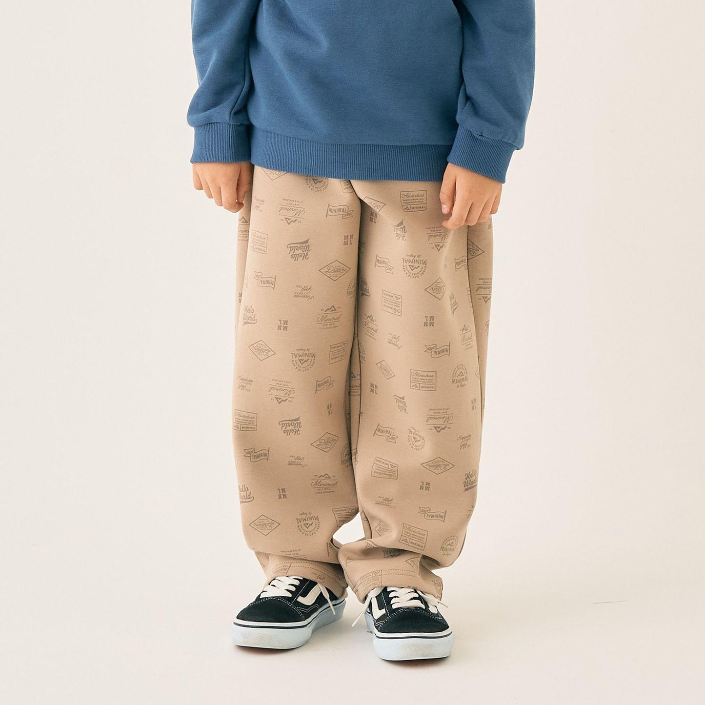 【楽らく】多色錐形休閒褲