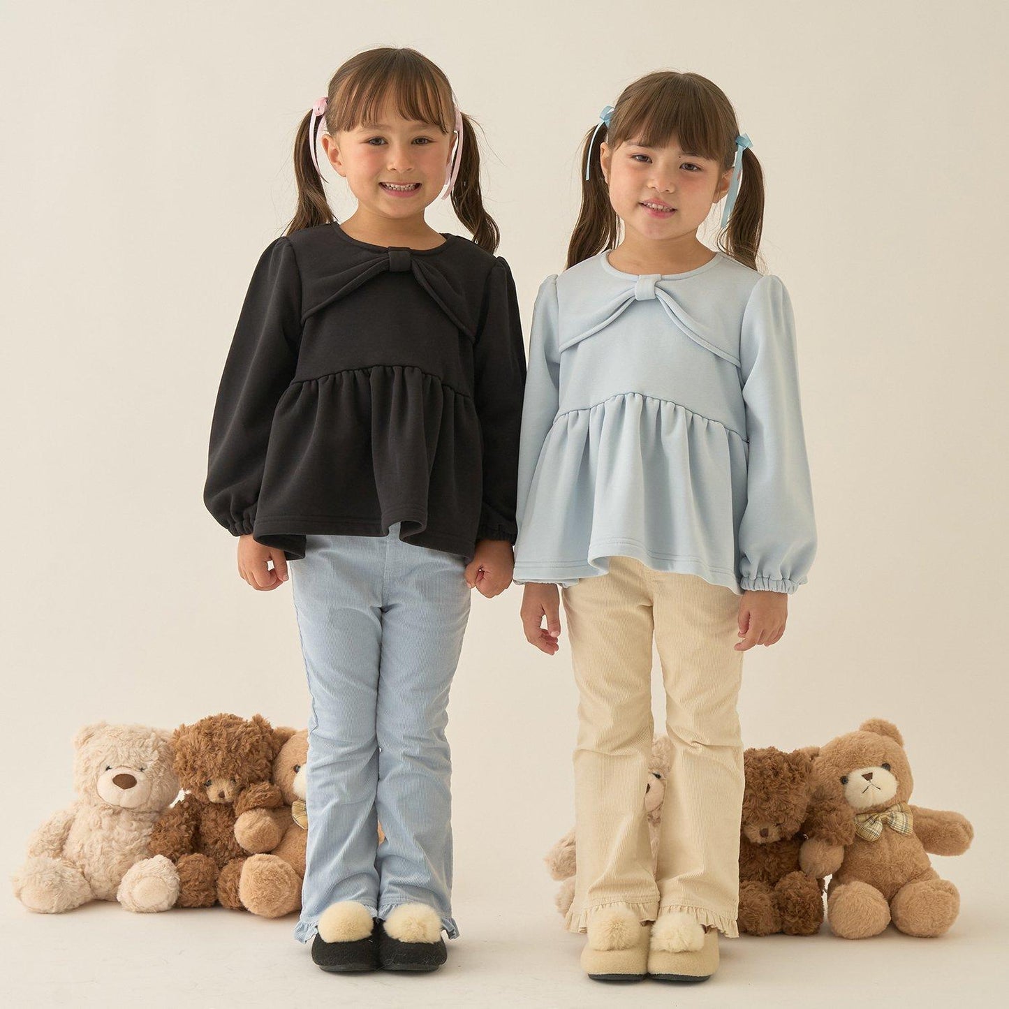 【Lycee mine 芭蕾系列】蝴蝶結領荷葉邊上衣