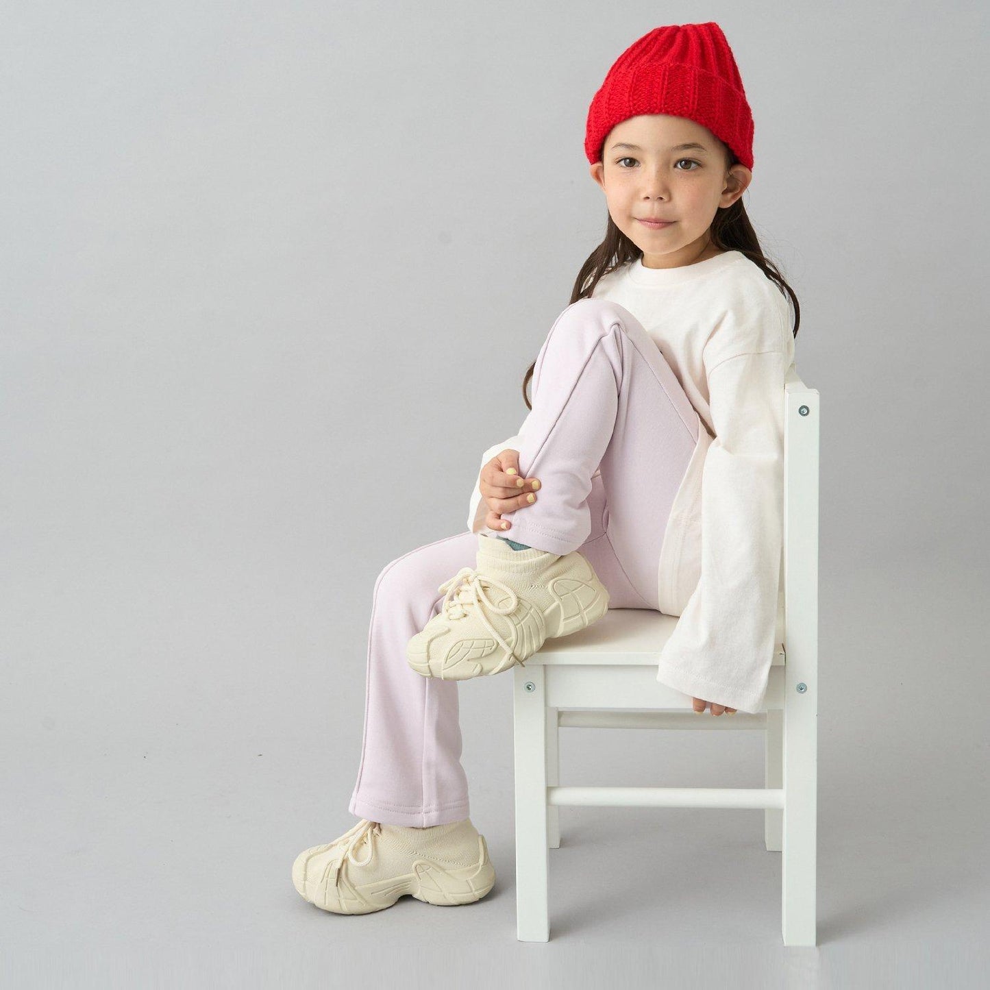 【日常標準服飾系列】【吸水速幹】中線褶皺喇叭休閒褲