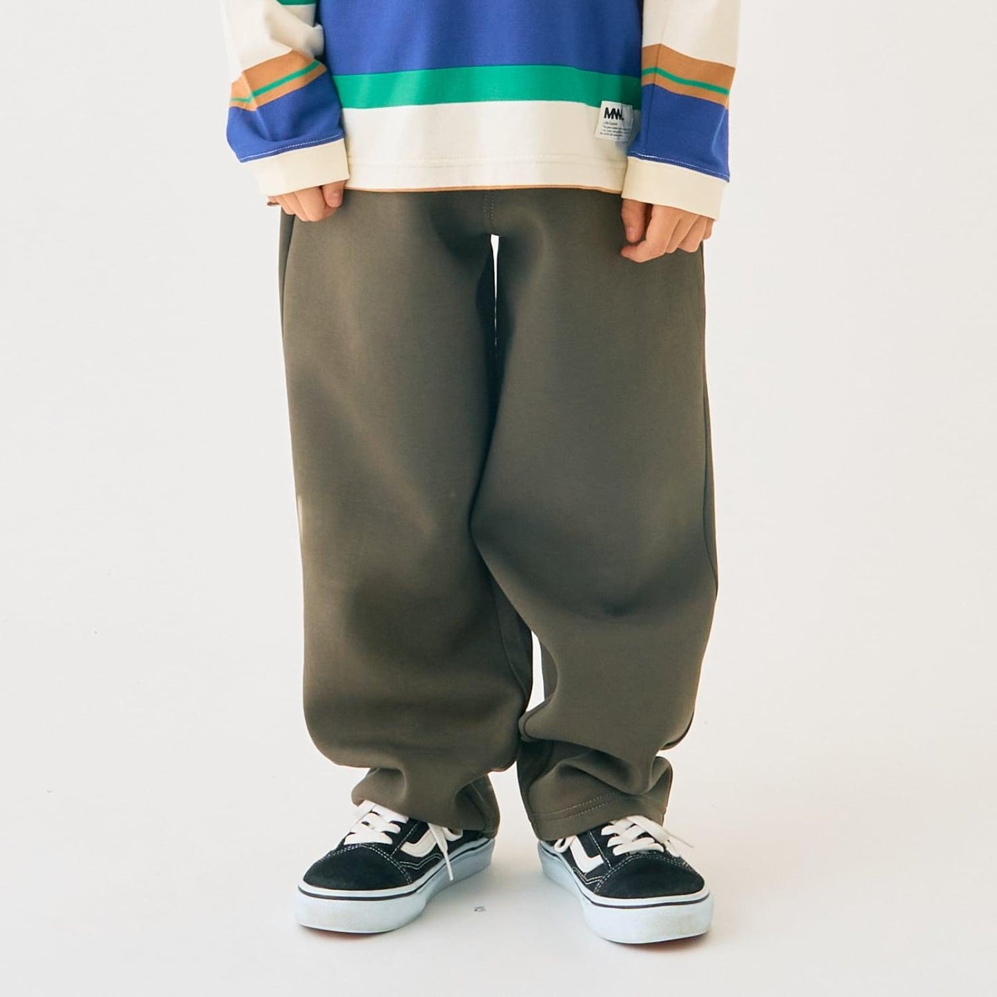 【楽らく】多色錐形休閒褲