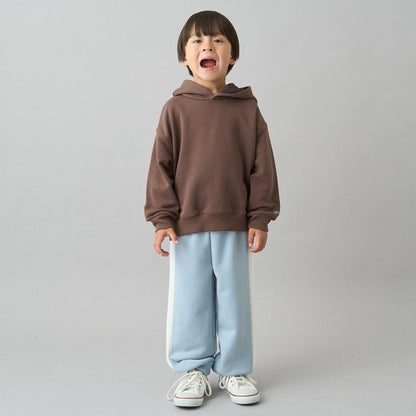 【日常標準服飾系列】【吸水速幹】寬鬆版型側邊條紋衛褲