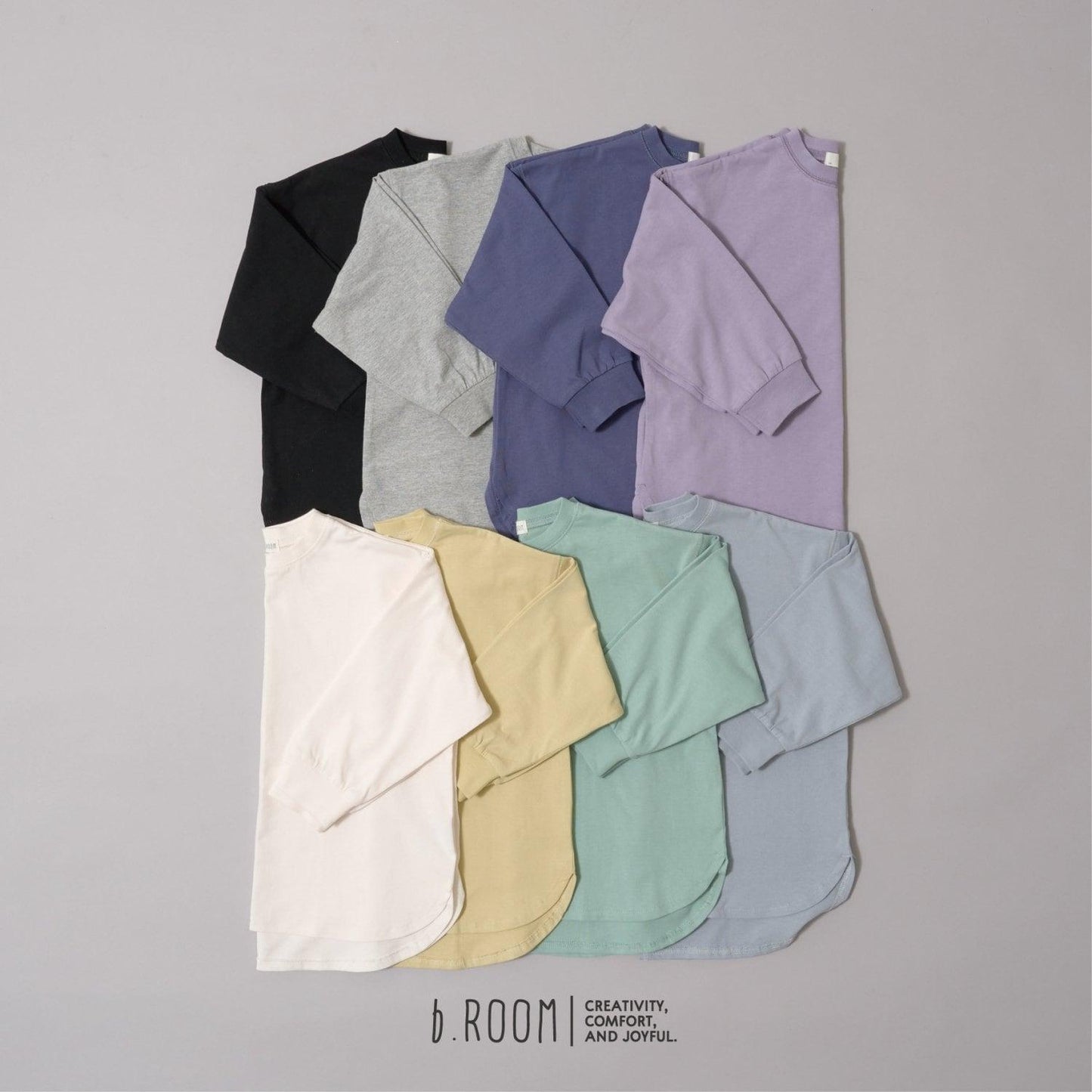 【日常標準服飾系列】寬鬆版型簡約長袖T恤