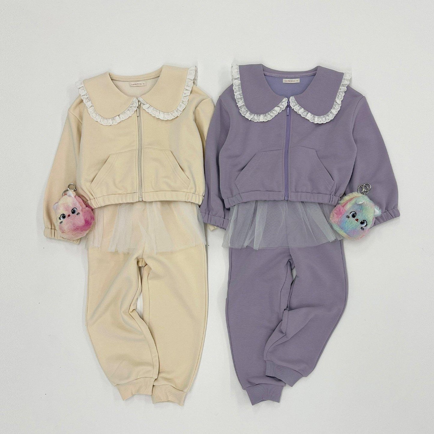 【Lycee mine 芭蕾系列】【可成套搭配】水手領全拉鍊衛衣