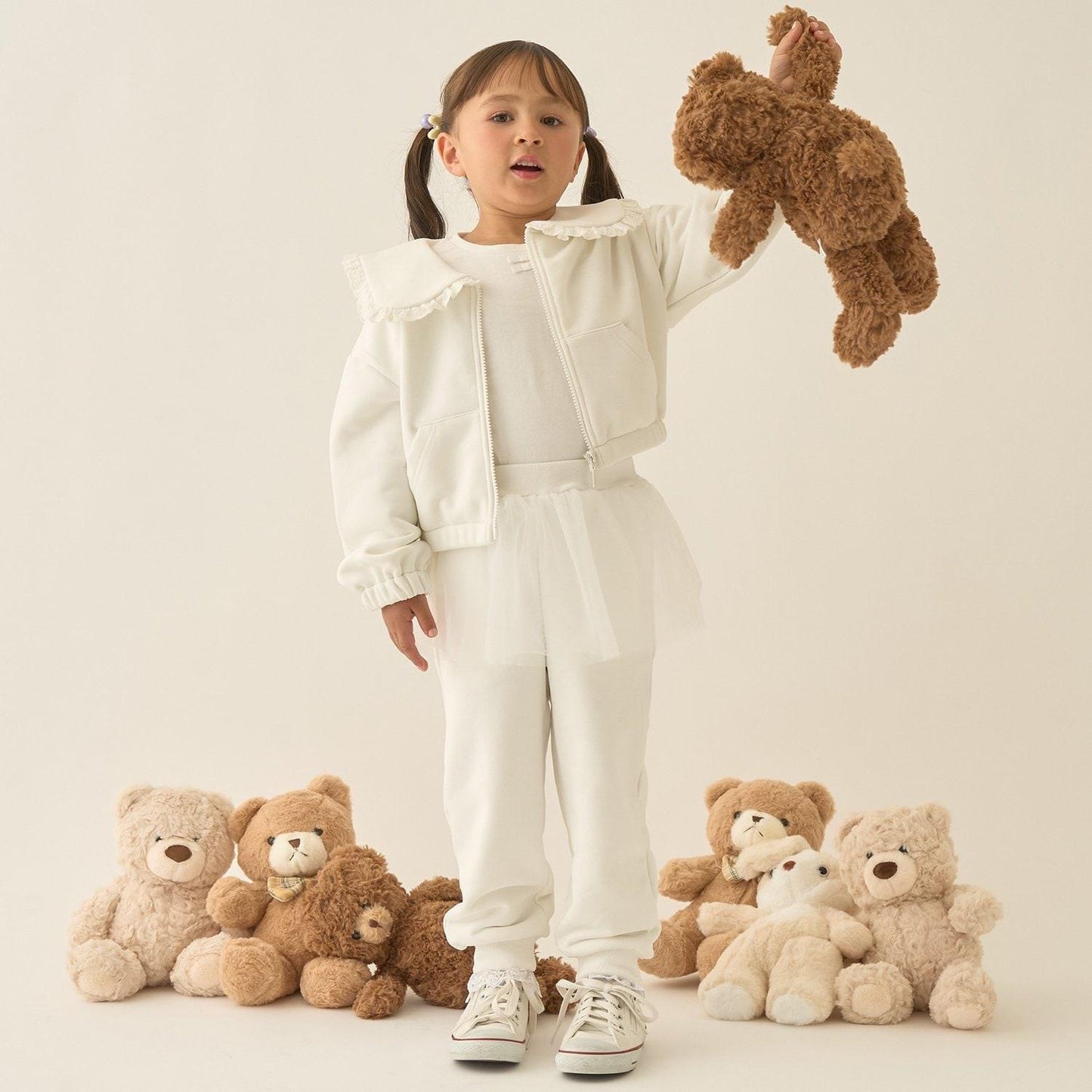 【Lycee mine 芭蕾系列】【可成套搭配】水手領全拉鍊衛衣