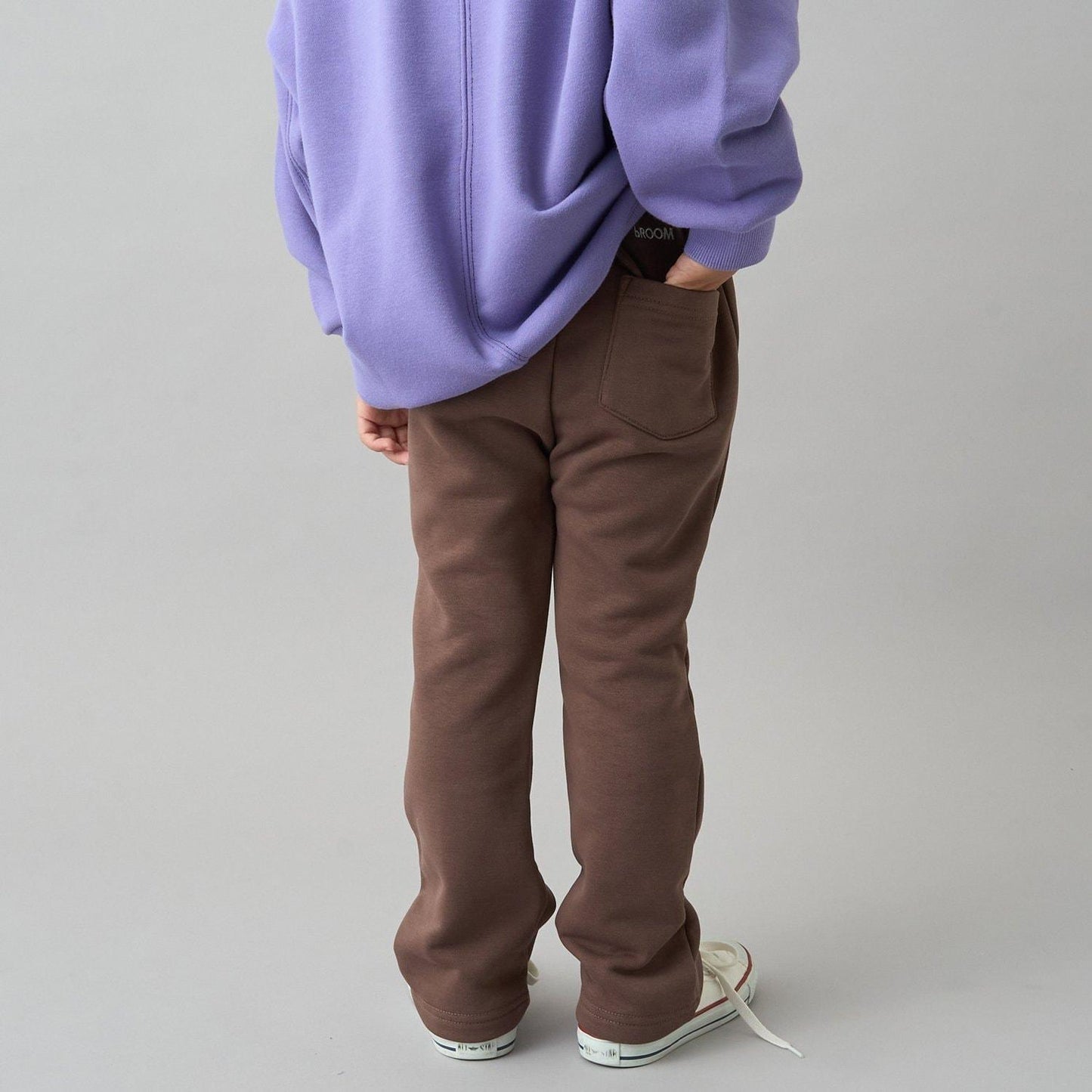 【日常標準服飾系列】【吸水速幹】中線褶皺喇叭休閒褲