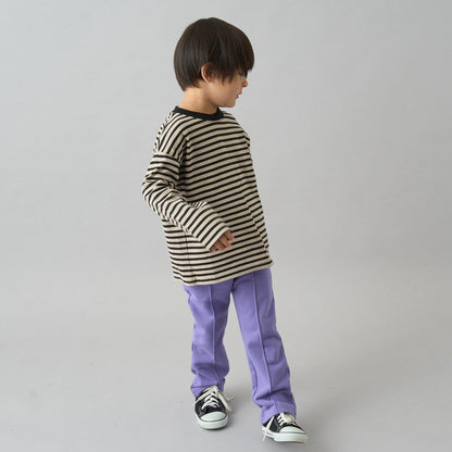 【日常標準服飾系列】寬鬆版型條紋長袖T恤