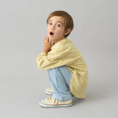 【日常標準服飾系列】【吸水速幹】中線褶皺喇叭休閒褲