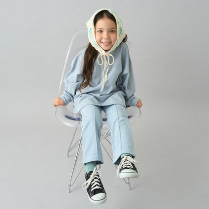 【日常標準服飾系列】【吸水速幹】中線褶皺喇叭休閒褲