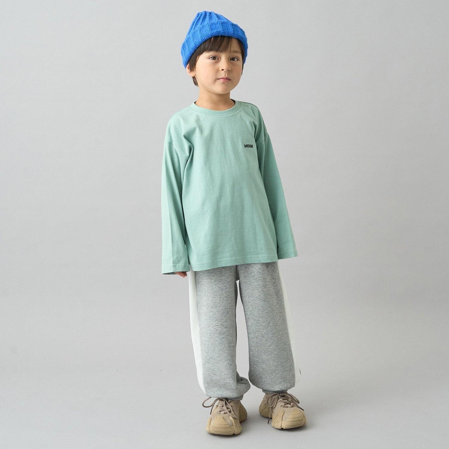 【日常標準服飾系列】【吸水速幹】寬鬆版型側邊條紋衛褲