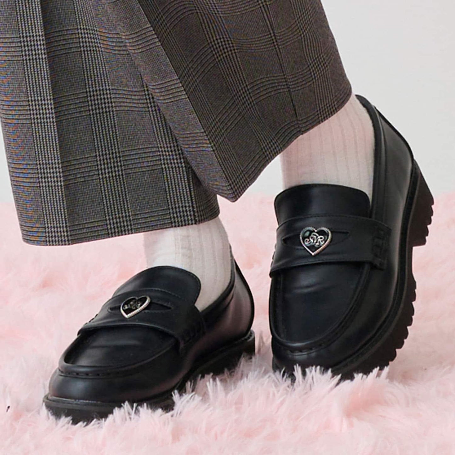 愛心裝飾樂福鞋