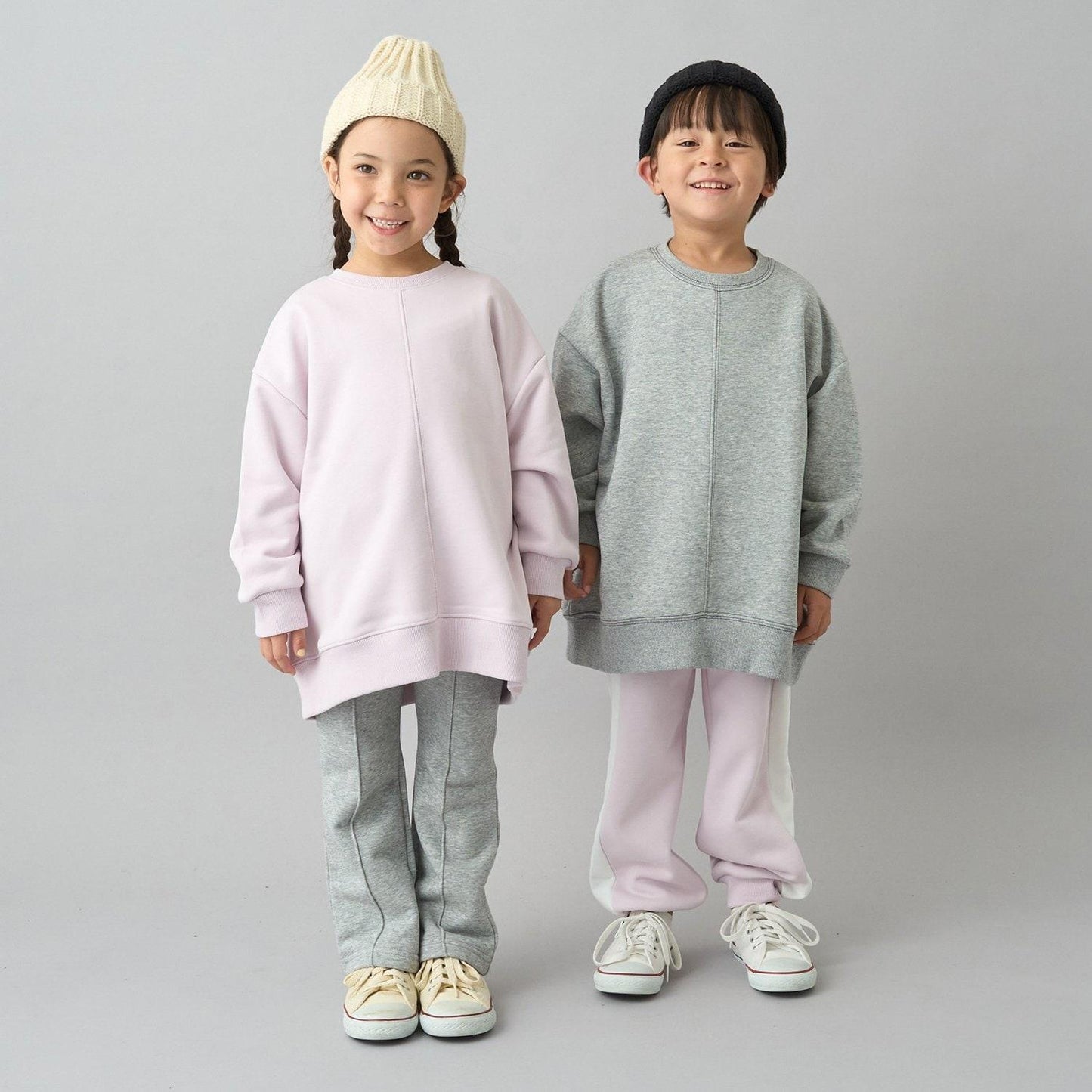 【日常標準服飾系列】【吸水速幹】寬鬆版型側邊條紋衛褲