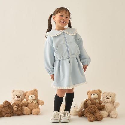 【Lycee mine 芭蕾系列】【可成套搭配】水手領全拉鍊衛衣