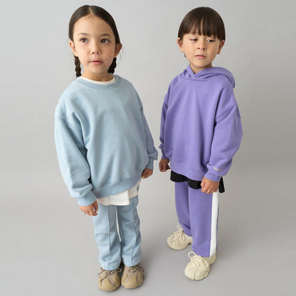 【日常標準服飾系列】【吸水速幹】寬鬆版型側邊條紋衛褲