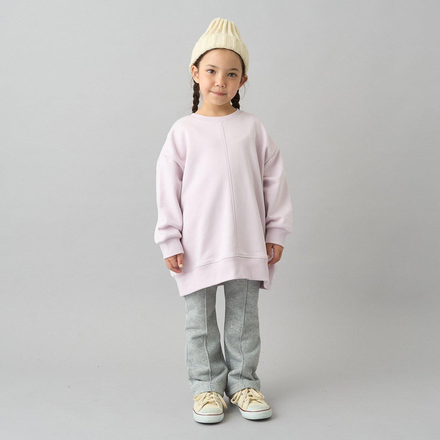 【日常標準服飾系列】【吸水速幹】立體感拼色縫線寬鬆衛衣