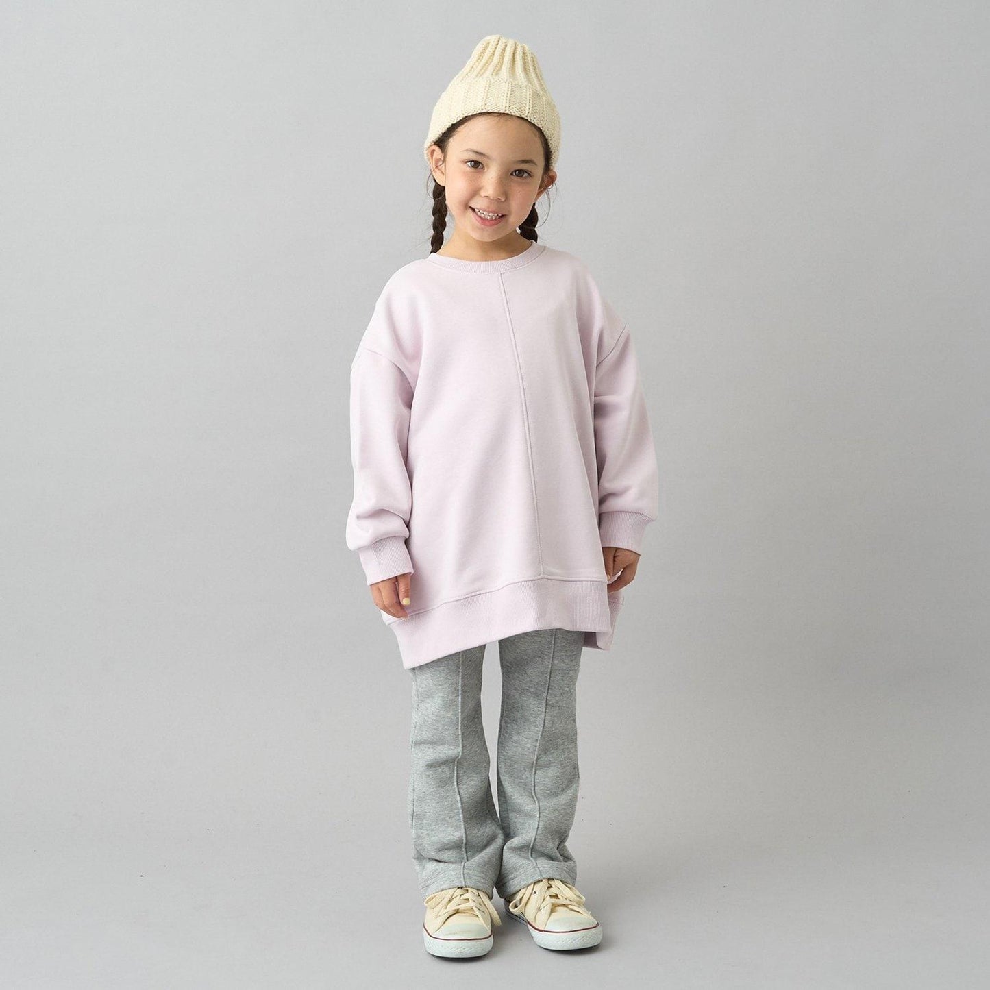 【日常標準服飾系列】【吸水速幹】中線褶皺喇叭休閒褲