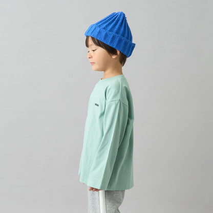 【日常標準服飾系列】寬鬆版型單點簡約長袖T恤