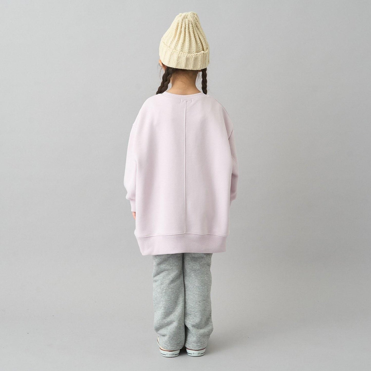 【日常標準服飾系列】【吸水速幹】立體感拼色縫線寬鬆衛衣